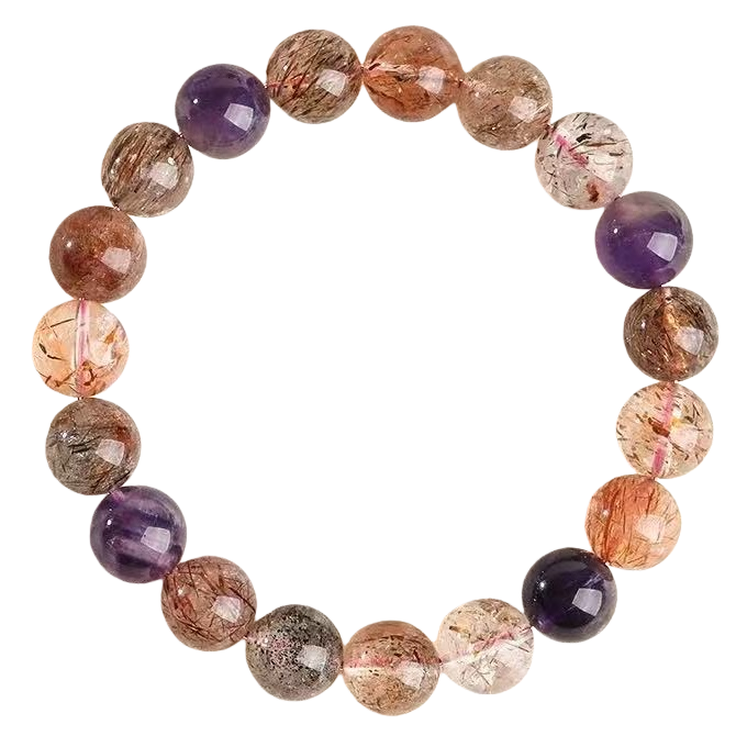 [Copy]Old Mine White Quartz Bracelet: Energy Cleansing for Clarity & Good Fortune