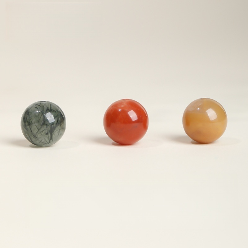 Rainbow Rutilated Quartz Bracelet - For Wealth, Luck & Positive Energy