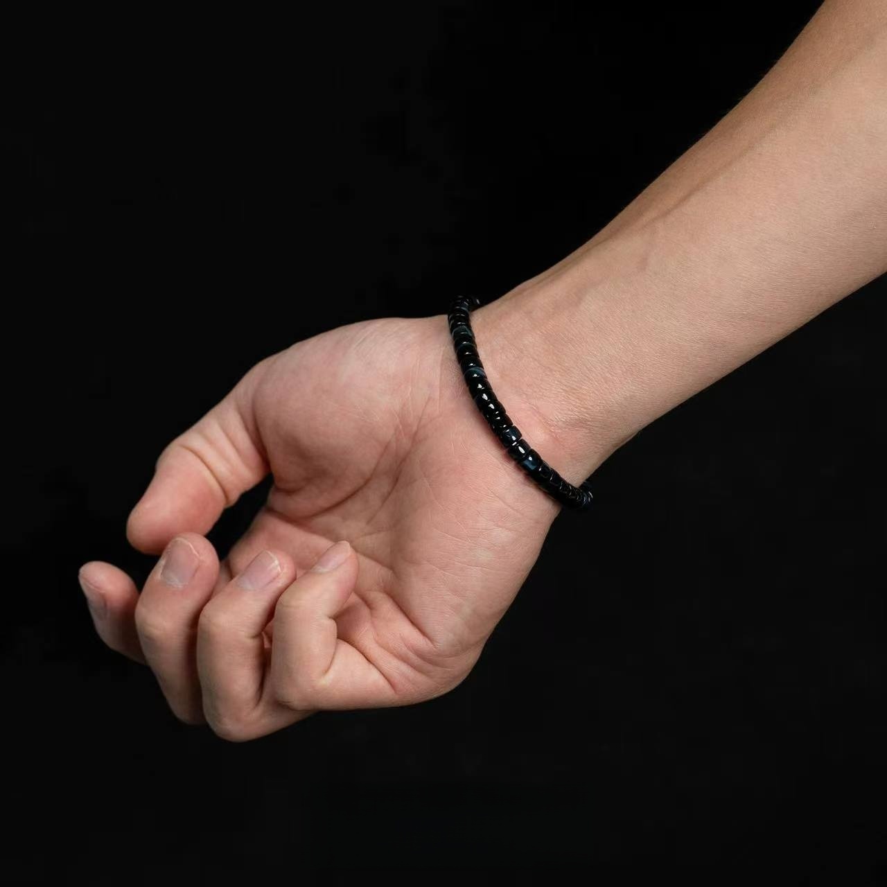 Blue Tiger's Eye Bracelet - The Calming Storm for Focus & Protection