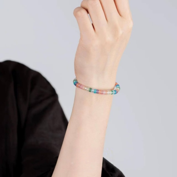 Rainbow Energy: Mixed Crystal Bracelet for Creativity, Positivity & Daily Inspiration