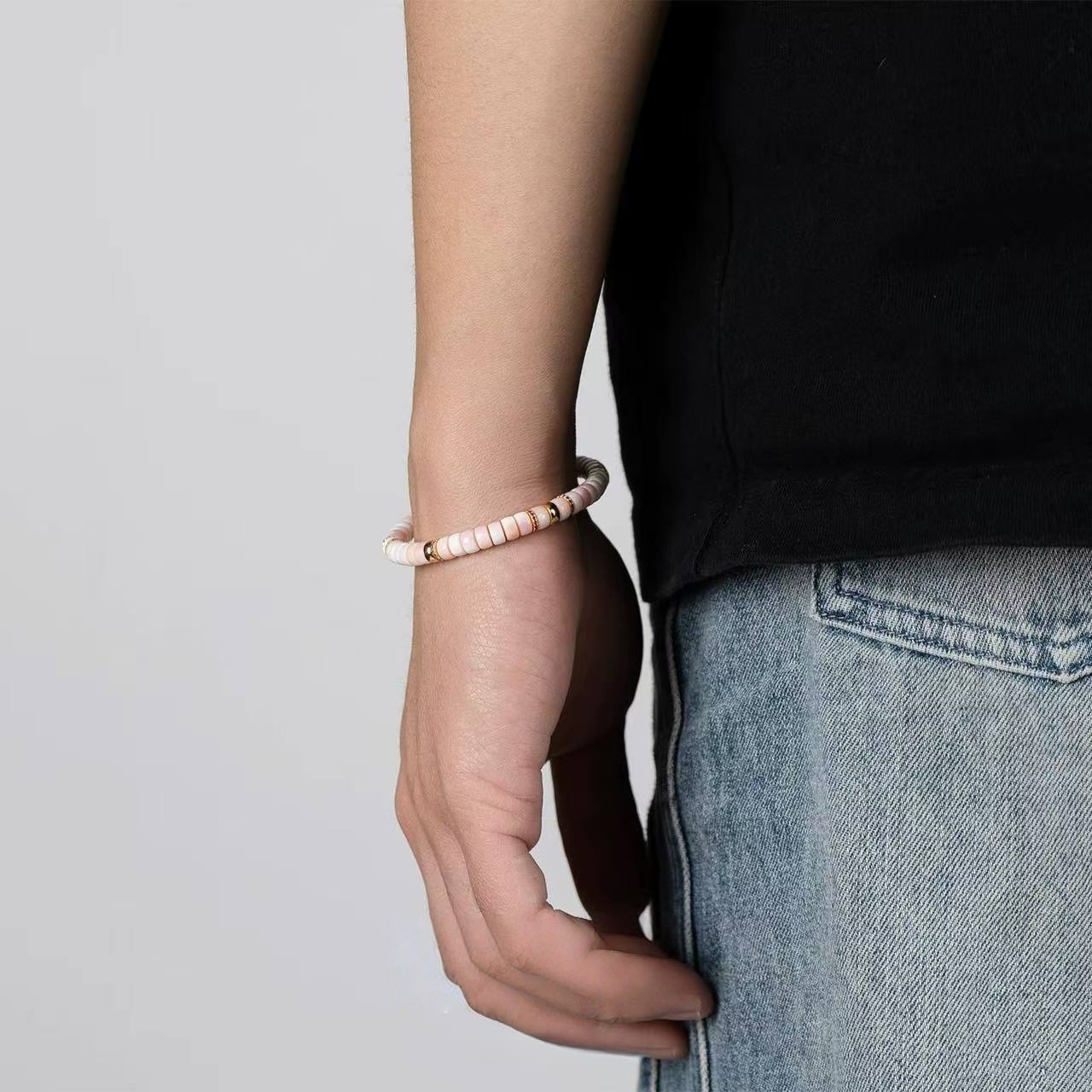 Gentle Strength: Pink Opal Bracelet for Self-Love, Emotional Healing & Inner Queen