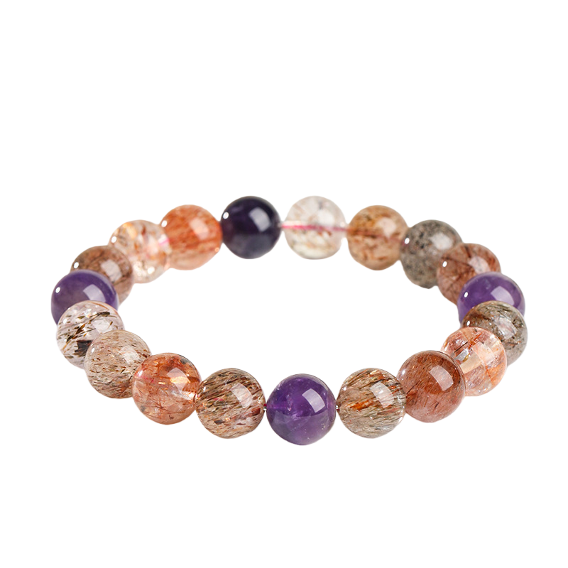 [Copy]Old Mine White Quartz Bracelet: Energy Cleansing for Clarity & Good Fortune