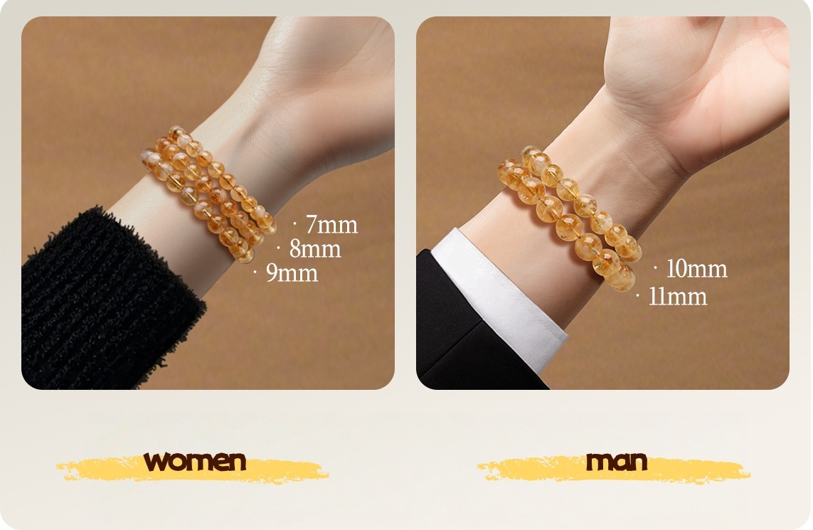 Natural Milk Cap Citrine Bracelet - Manifest Wealth with Sunlight & Honey Energy