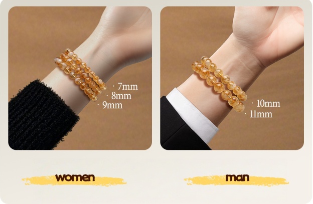 Natural Milk Cap Citrine Bracelet - Manifest Wealth with Sunlight & Honey Energy