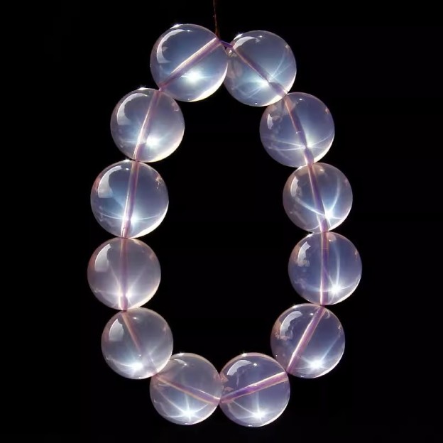 Natural Peach Aura Quartz Bracelet - For Unconditional Love & Emotional Healing 