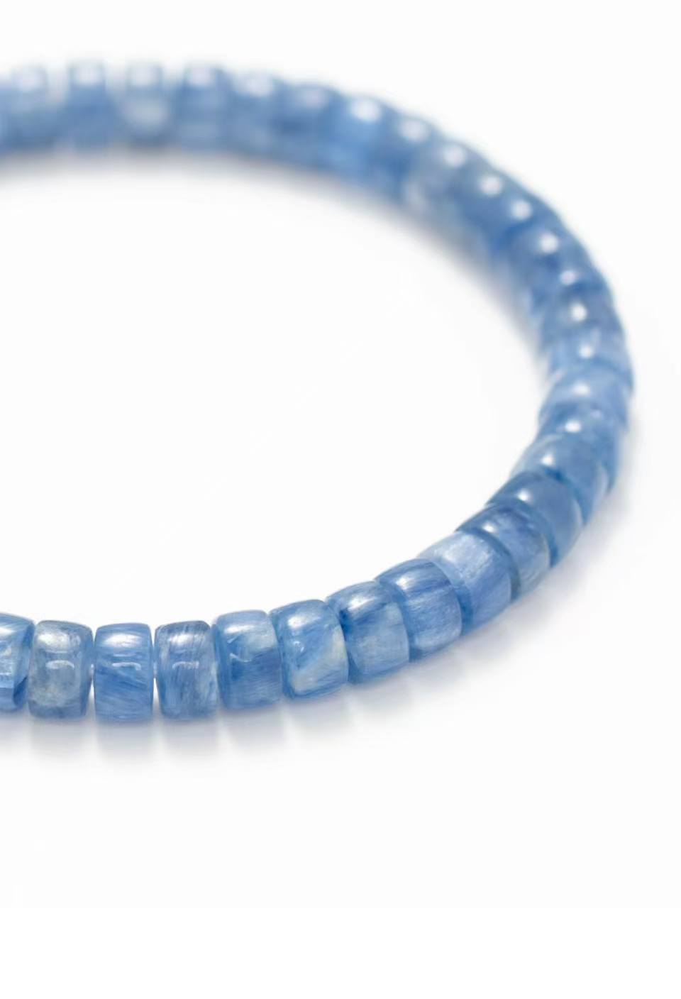 Energy Alchemy Bracelet - Blue Kyanite for Throat Chakra & Energetic Protection