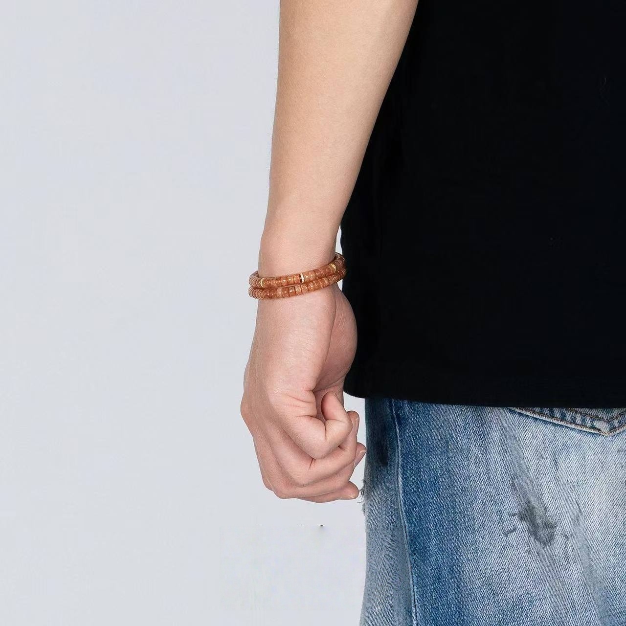 Confidence & Energy: Gold Sunstone Bracelet for Abundance, Joy & Personal Power