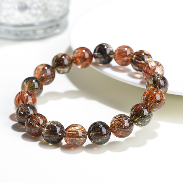 7A "Black Gold" Super Seven Bracelet - The Ultimate Stone of Harmonized Power