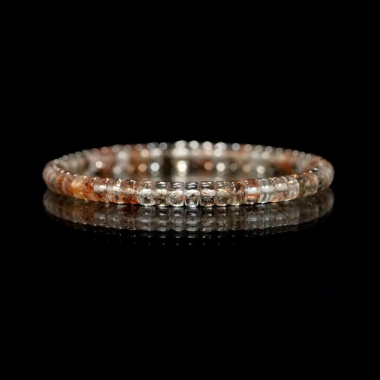 Natural Super Seven Bracelet | Collector's Grade 5mm Chip Bracelet | for Power & Spiritual Harmony