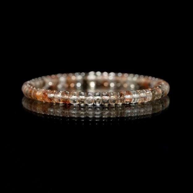 Natural Super Seven Bracelet | Collector's Grade 5mm Chip Bracelet | for Power & Spiritual Harmony