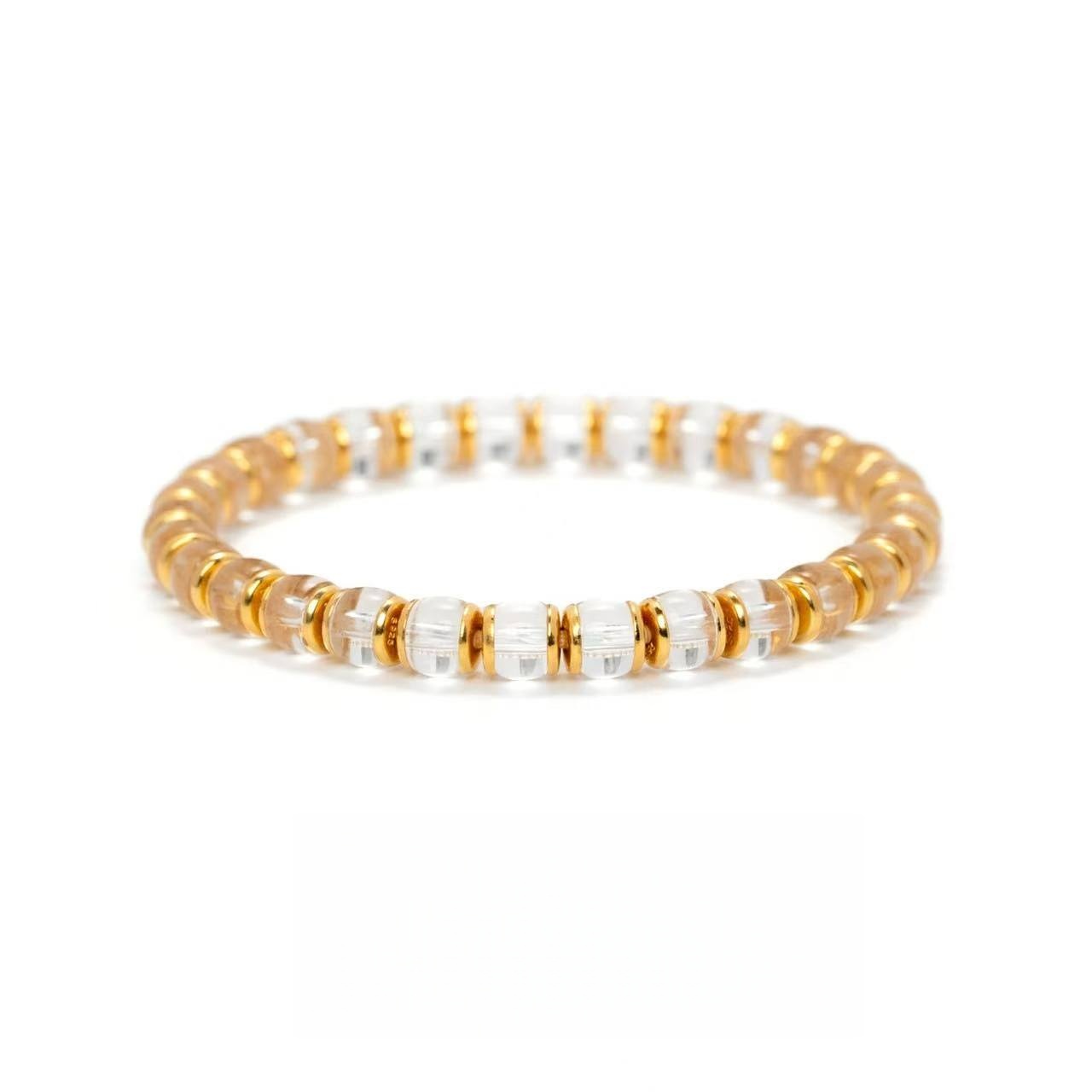 Clear Quartz Bracelet | 6MM Precision-Cut Beads for Clarity & Amplified Energy