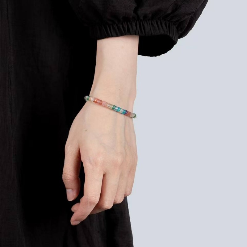 Rainbow Energy: Mixed Crystal Bracelet for Creativity, Positivity & Daily Inspiration