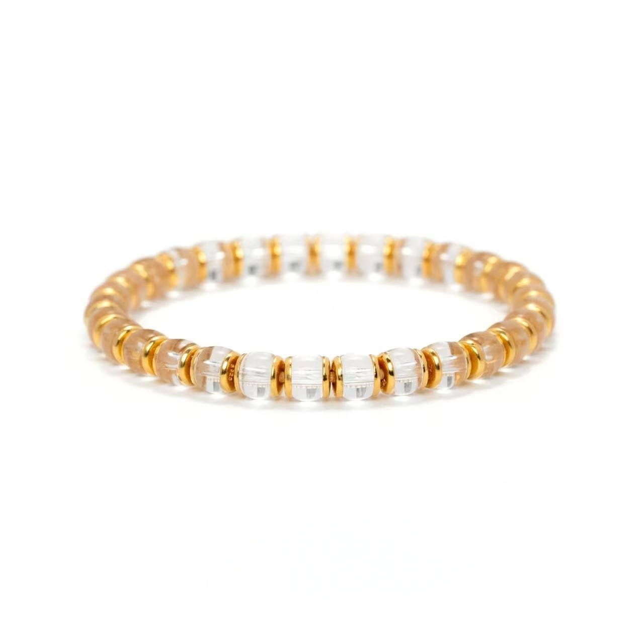 Clear Quartz Bracelet | 6MM Precision-Cut Beads for Clarity & Amplified Energy