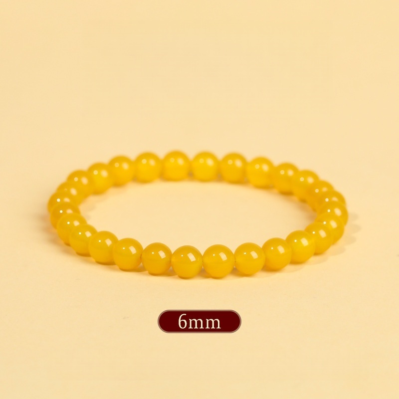 Natural Peach Aura Quartz Bracelet - For Unconditional Love & Emotional Healing