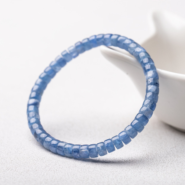 Energy Alchemy Bracelet - Blue Kyanite for Throat Chakra & Energetic Protection