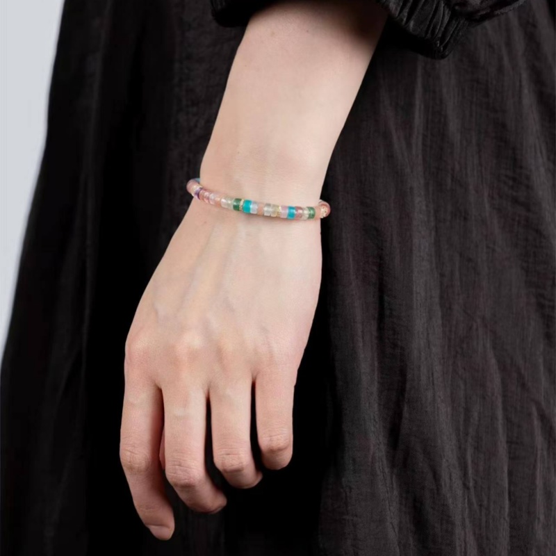 Rainbow Energy: Mixed Crystal Bracelet for Creativity, Positivity & Daily Inspiration