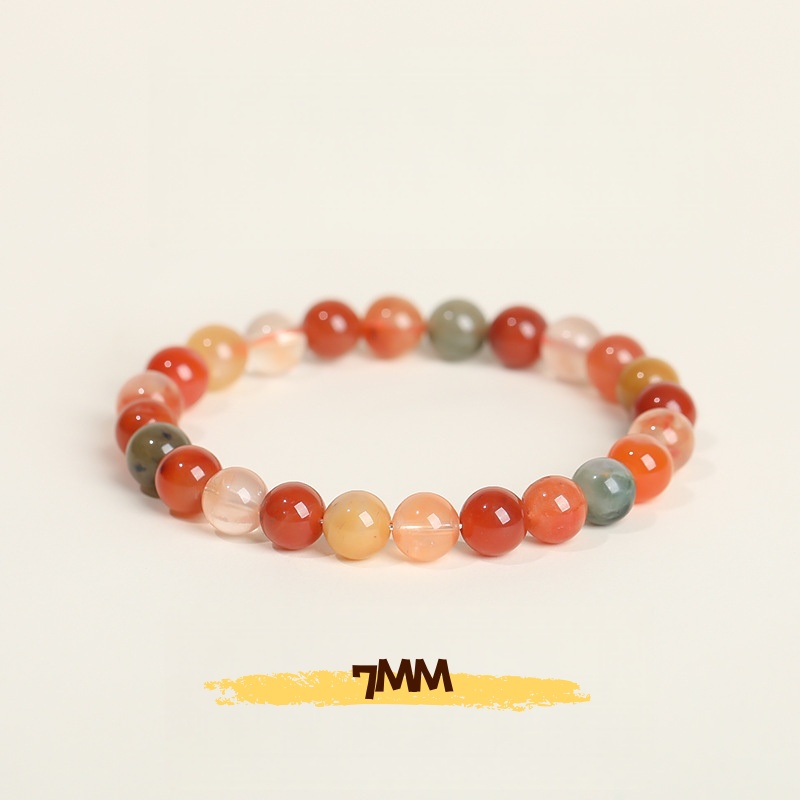 Rainbow Rutilated Quartz Bracelet - For Wealth, Luck & Positive Energy