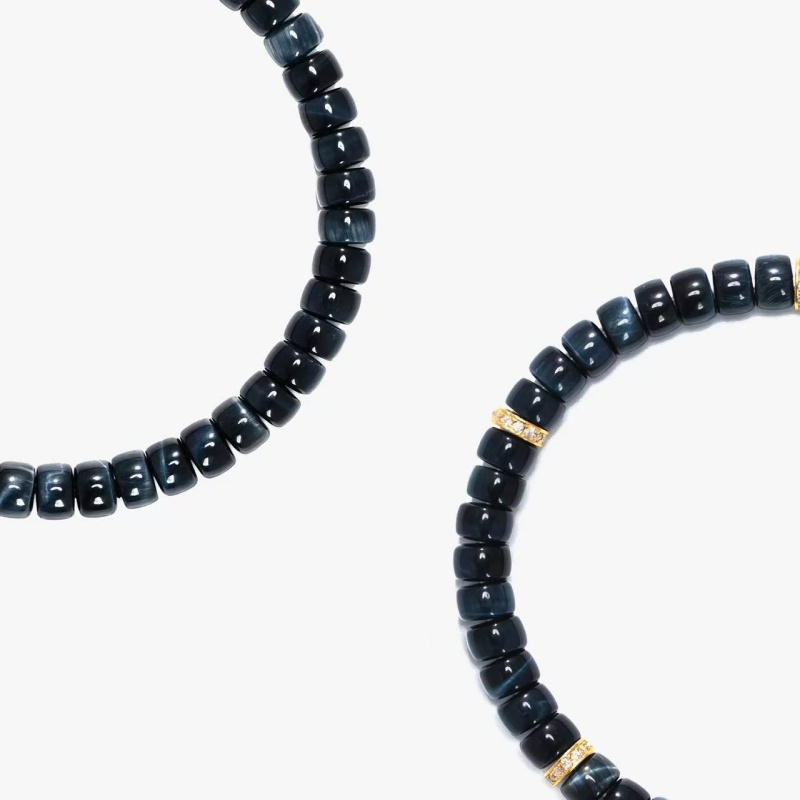 Blue Tiger's Eye Bracelet - The Calming Storm for Focus & Protection