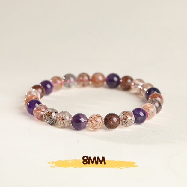 [Copy]Old Mine White Quartz Bracelet: Energy Cleansing for Clarity & Good Fortune