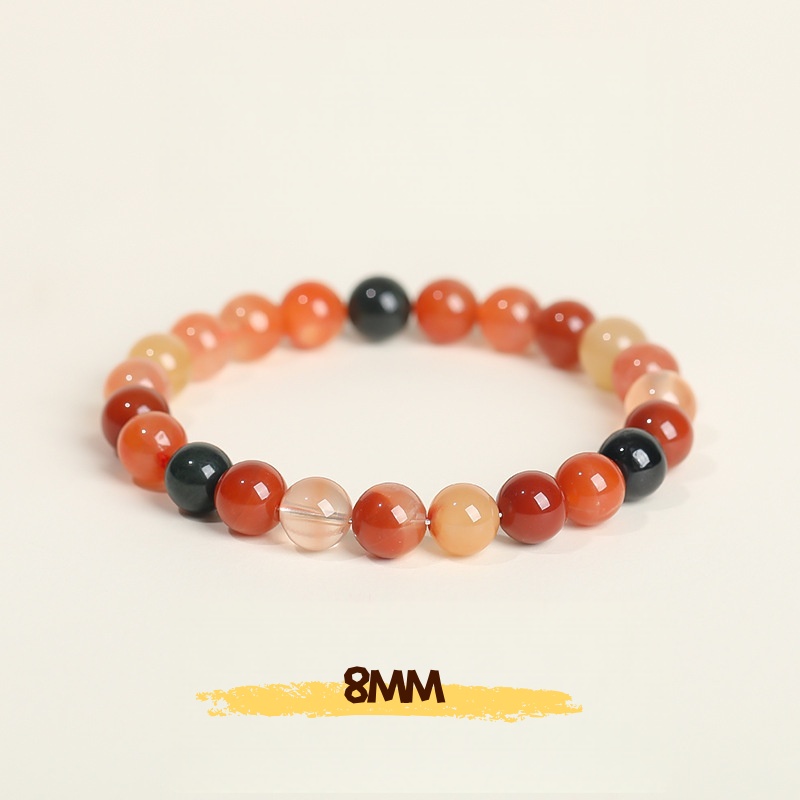 Rainbow Rutilated Quartz Bracelet - For Wealth, Luck & Positive Energy