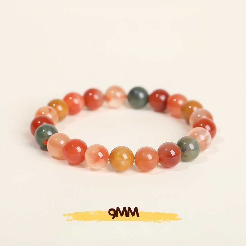 Rainbow Rutilated Quartz Bracelet - For Wealth, Luck & Positive Energy
