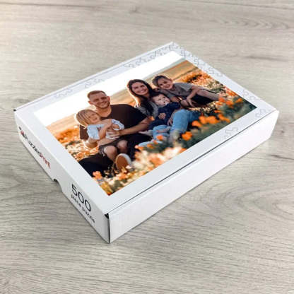 Custom Memory Photo Puzzle – Couple Gift