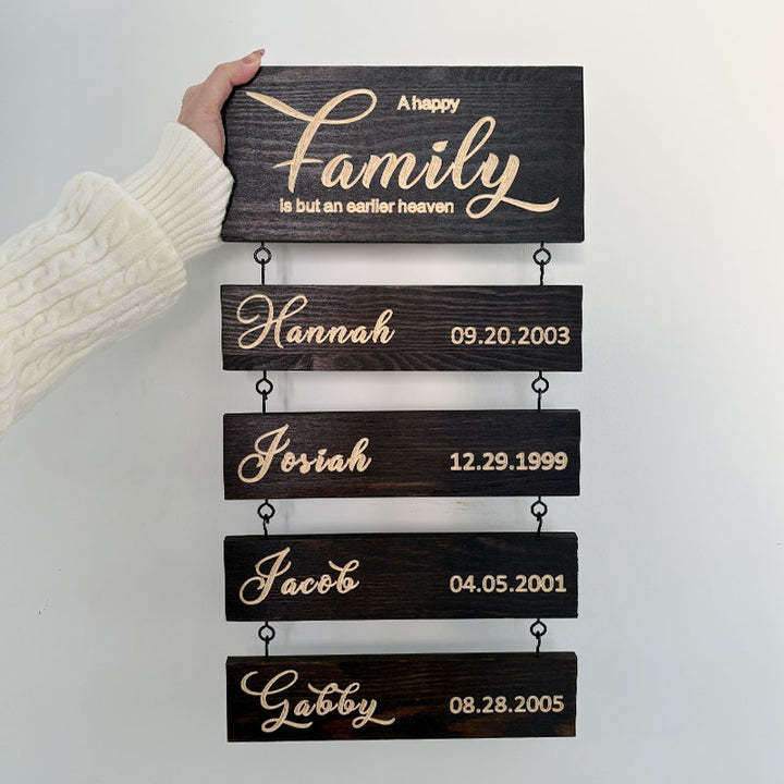 Grandkids Hanging Decor Sign