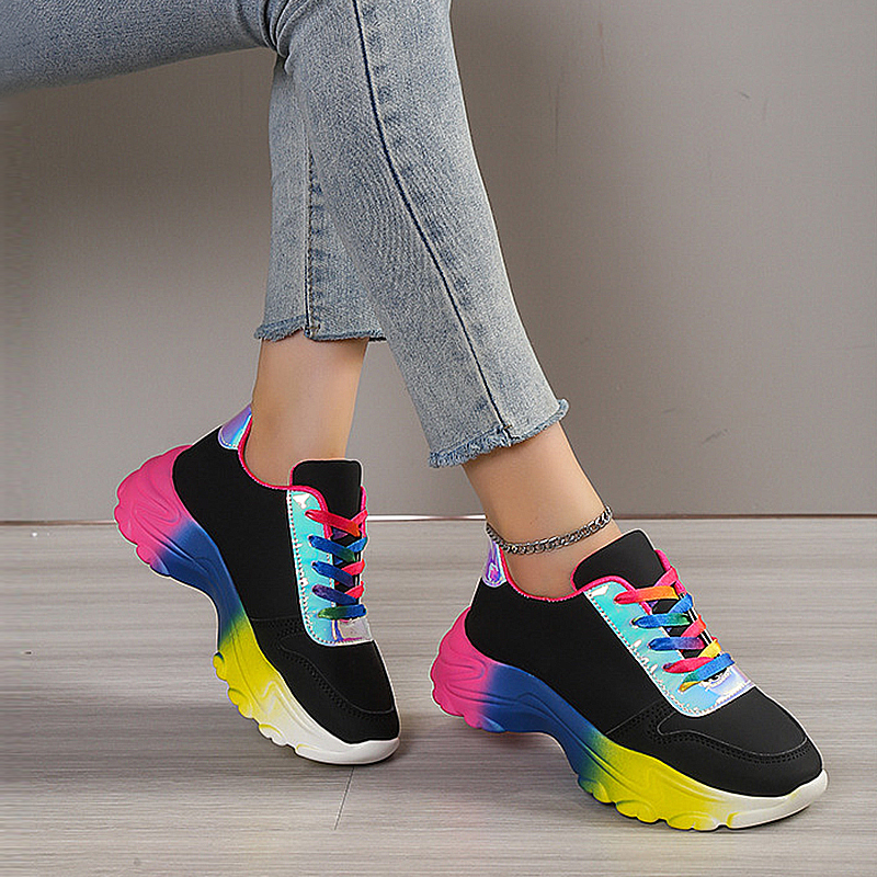 2025 New Orthopedic Shoes | Rainbow Sneakers