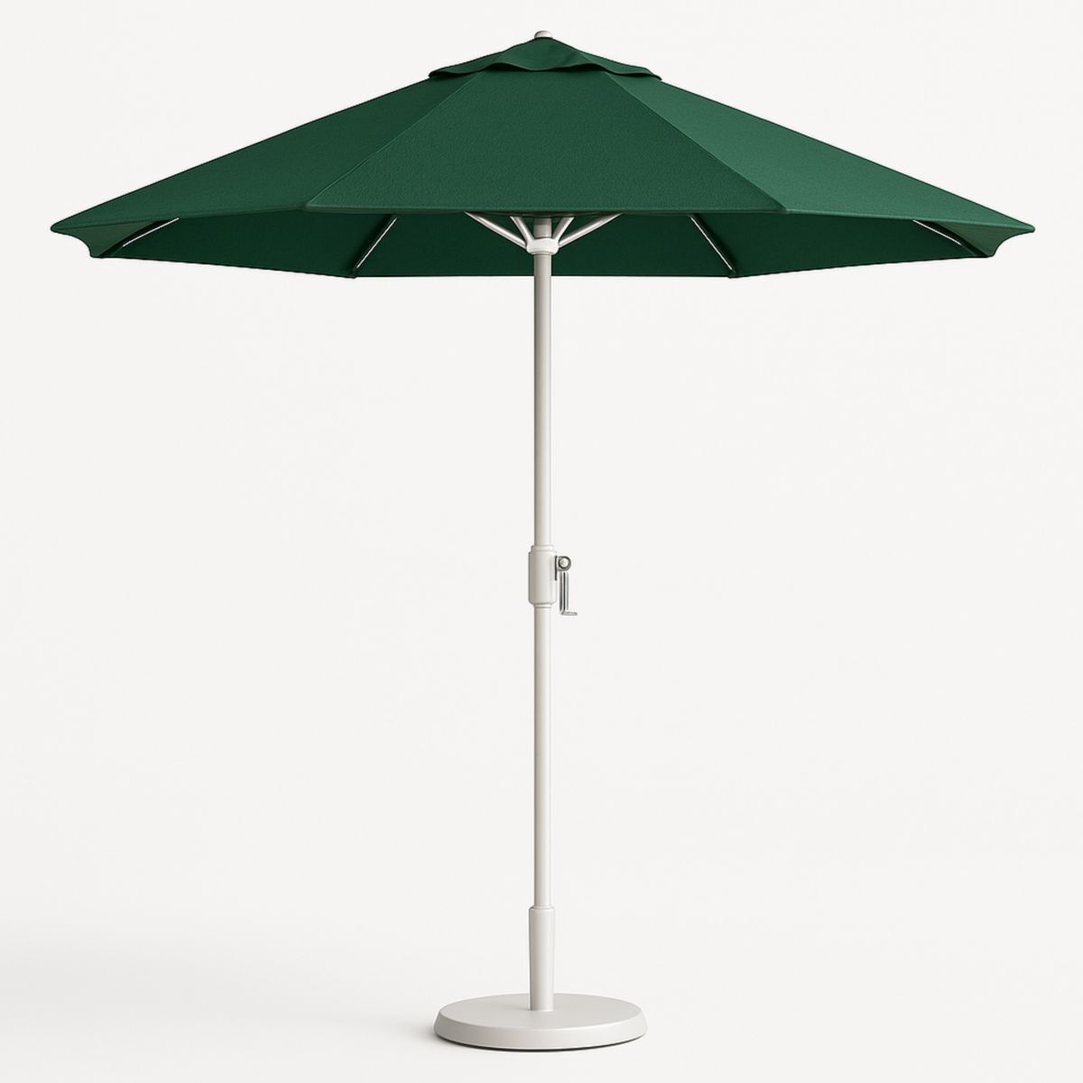 Parasols de jardin rond en aluminium et polyester vert 250cm-Pureverdeaura