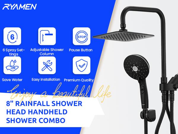 Dual shower system installed