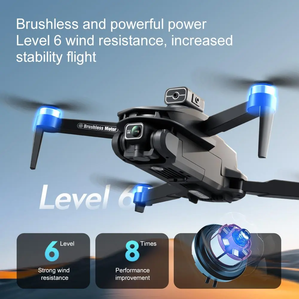 2026 New Year Gift GPS drone 5G drone with 4.5in screen controller optical flow visual hover increased stability and Easy Control