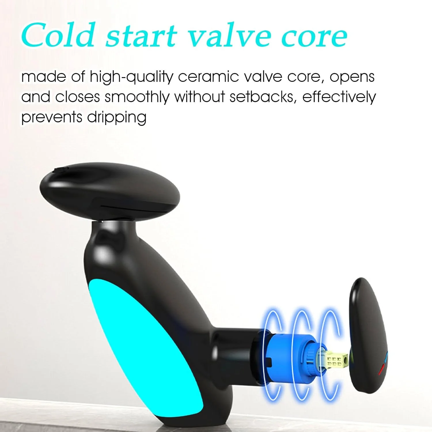Bathroom Tap, Basin Tap | 360° Rotation with 4 Spray Modes for Bathtub, Kitchen, Laundry and Renovations Basin Tap Bathroom 360 Degree Rotation Drain Sprayer Kitchen