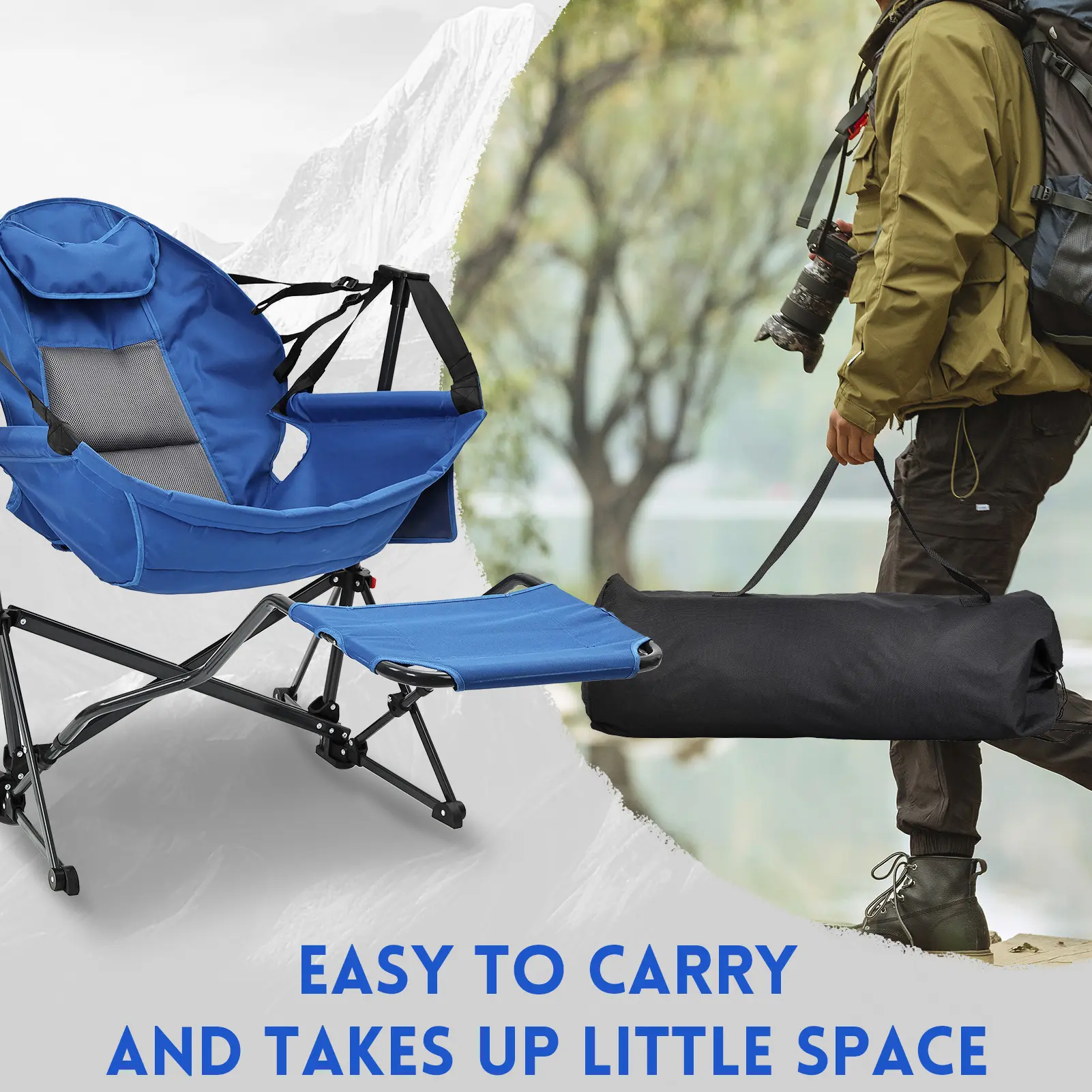 Hammock Recliner Chair, Swing Chair Camping Chair With Pedal, Max 450 lbs Capacity For hammock life