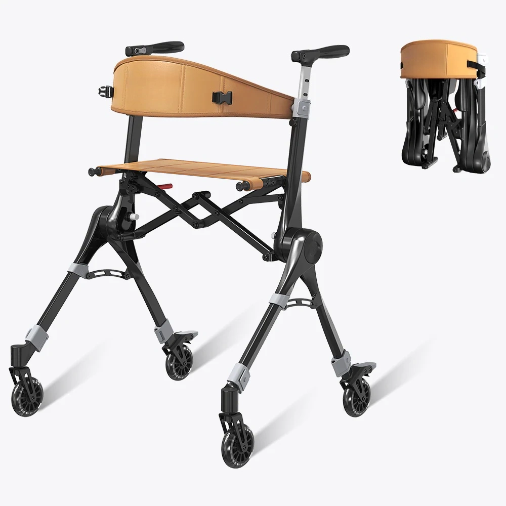 VOCIC Z35 PackGo Foldable Lightweight Rollator Walker