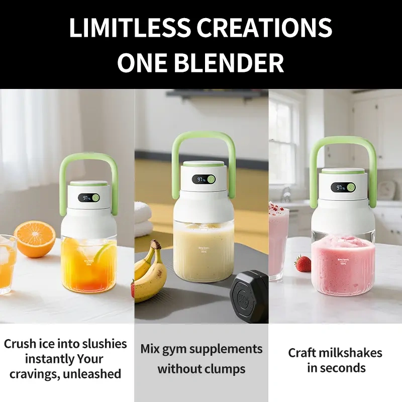 33oz Portable Blender - 12-Blade Ice Crushing Power 🥤⚡