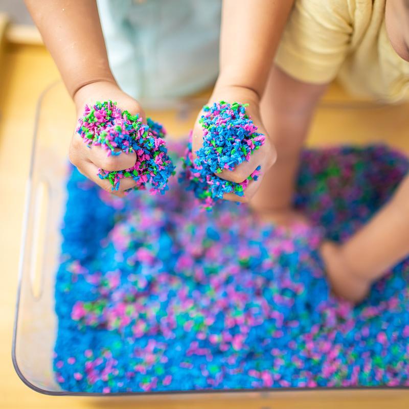  Playfoam Pluffle for Sensory Bins 8 Pack Mini Ages 3+ Non-Toxic Gluten Free Sensory Toy for Kids - Crafting Kit