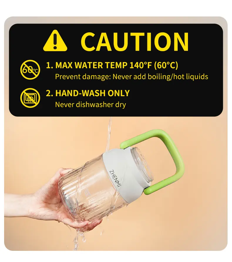 33oz Portable Blender - 12-Blade Ice Crushing Power 🥤⚡