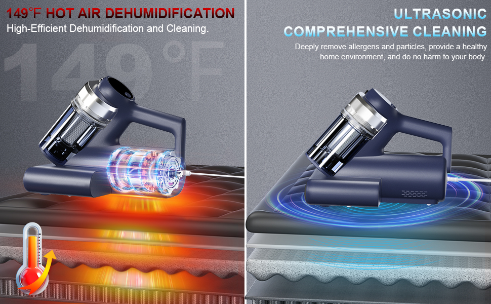 149℉ Hot Air and Ultrasonic
