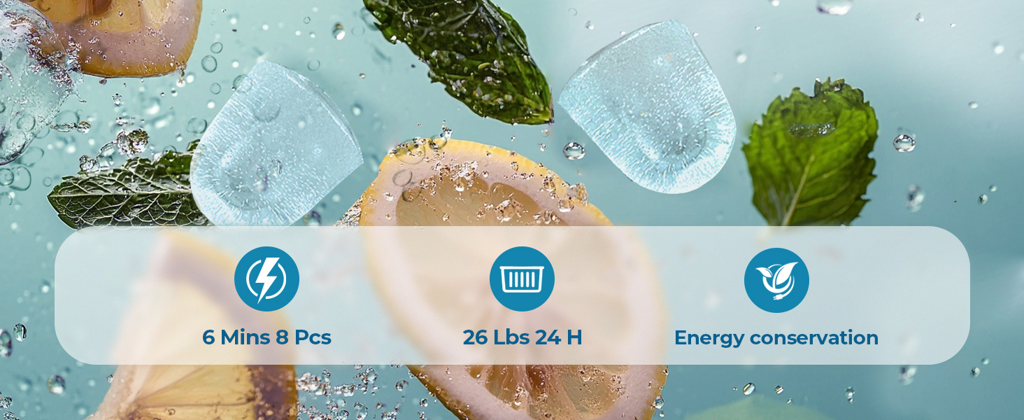 Portable ice maker countertop