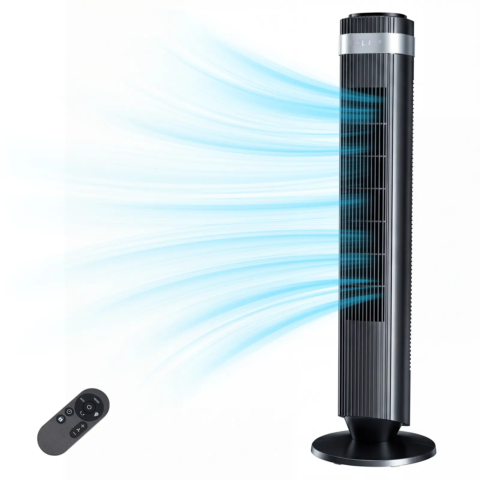 🔥Summer Sale 45% OFF🔥Silent Bladeless Tower Fan | 28dB Quiet Standing Fan for Bedroom