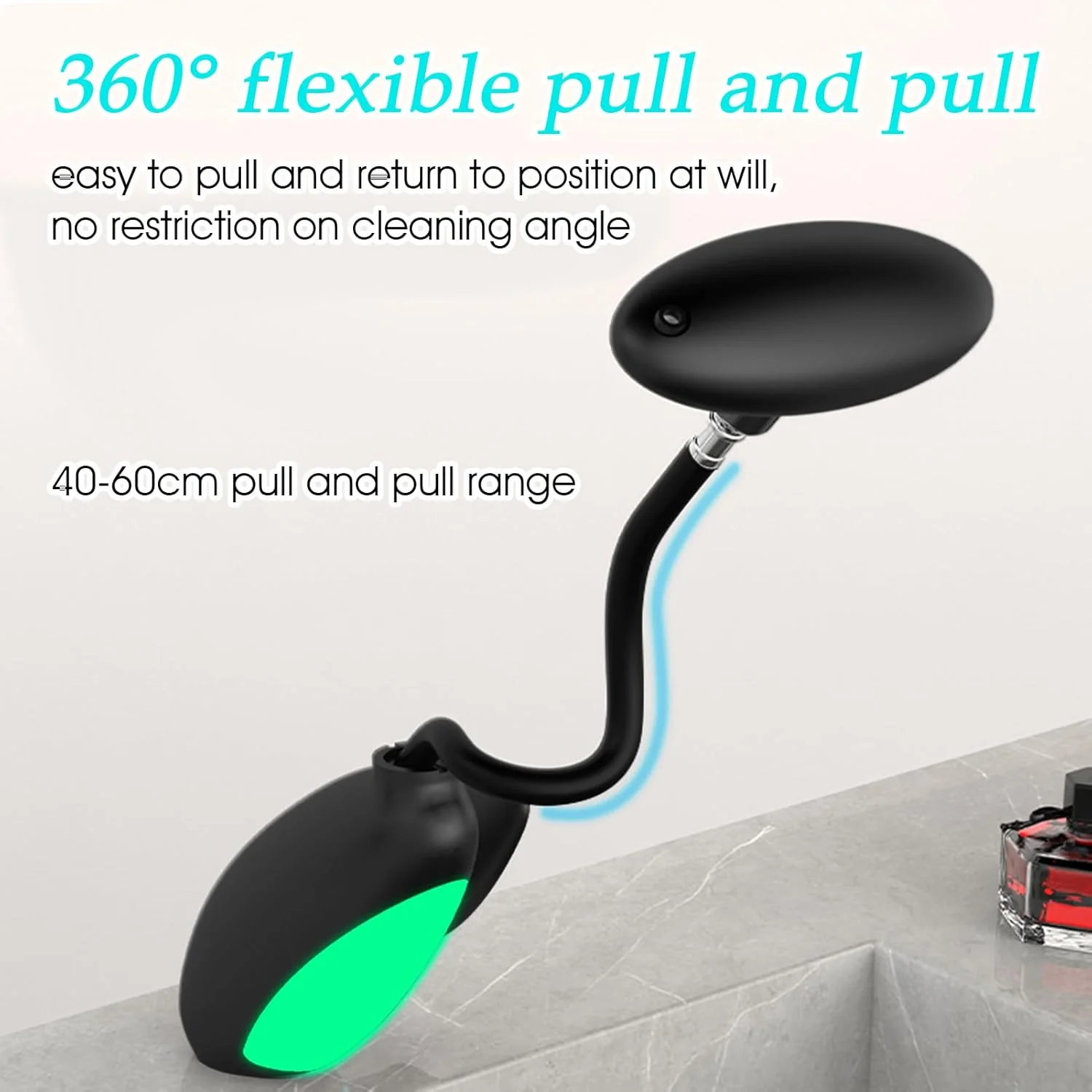 Bathroom Tap, Basin Tap | 360° Rotation with 4 Spray Modes for Bathtub, Kitchen, Laundry and Renovations Basin Tap Bathroom 360 Degree Rotation Drain Sprayer Kitchen