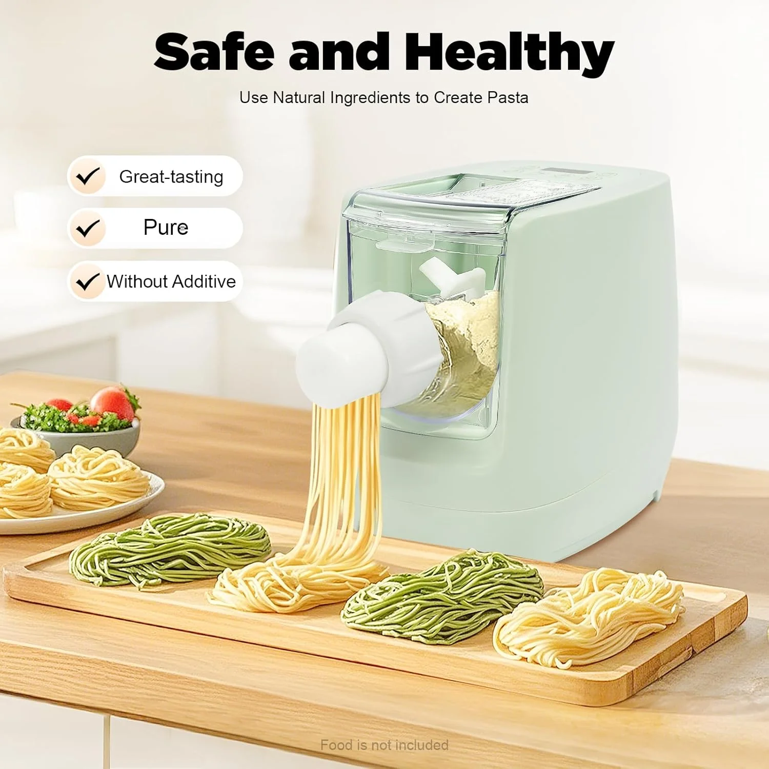 【Stock Clearance】Electric Pasta Maker,260W Household Automatic Pasta Maker Machine,Automatic Noodle Maker with 13 Noodle Shapes for Home Kitchen Use