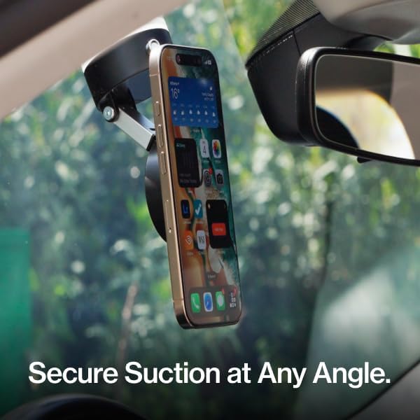 360° Universal Magnetic Phone Holder | Vacuum-Seal Tech for Car & Home 📱🛡️