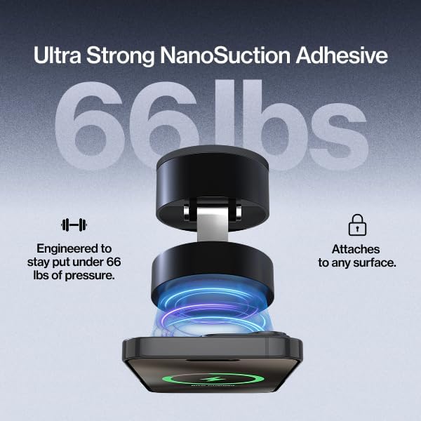 360° Universal Magnetic Phone Holder | Vacuum-Seal Tech for Car & Home 📱🛡️