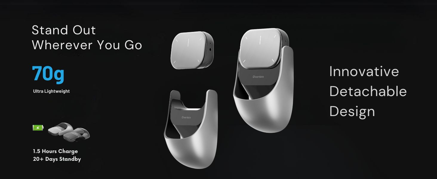 detachable split mouse