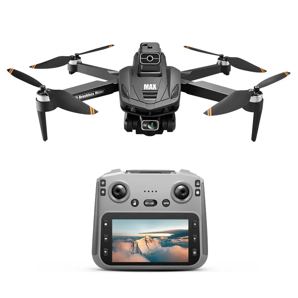 2026 New Year Gift GPS drone 5G drone with 4.5in screen controller optical flow visual hover increased stability and Easy Control
