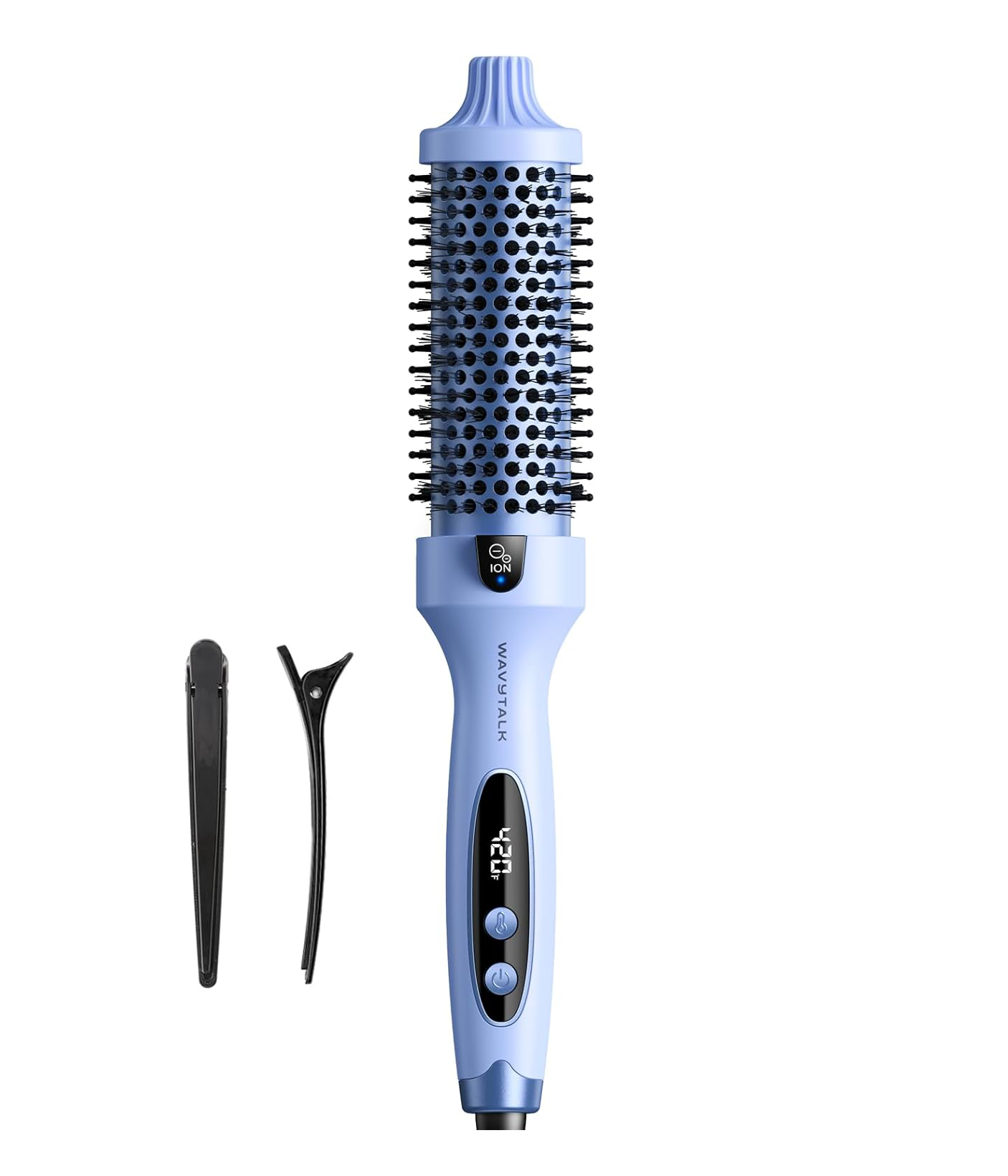VIP Volume Blowout Boost Festival Bundle, Thermal Brush 1.5 inch for Blowout Look, Tourmaline Ceramic Negative Ion Technology, 5 Temperature Settings Dual Voltage