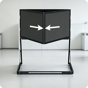 Magnetic Edges Keep the Screens Aligned