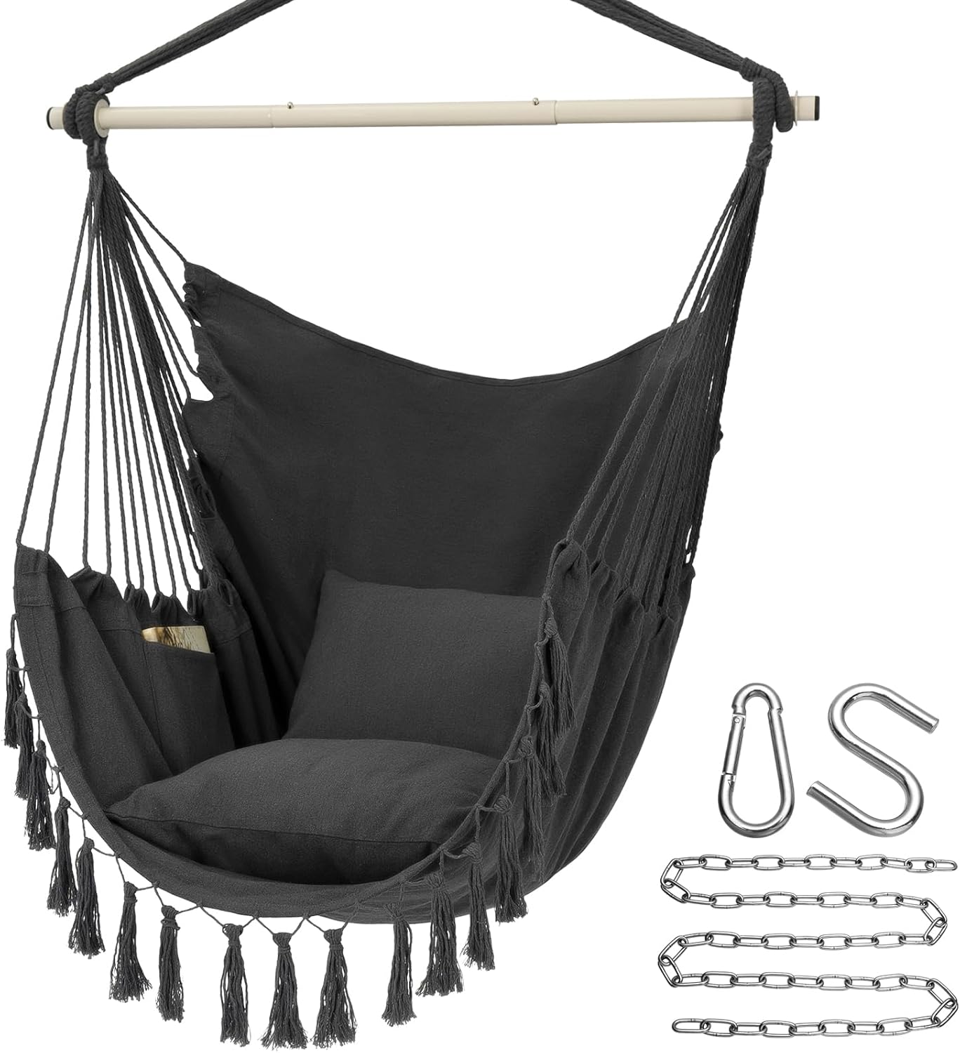 Hammock Chair Hanging Rope Swing