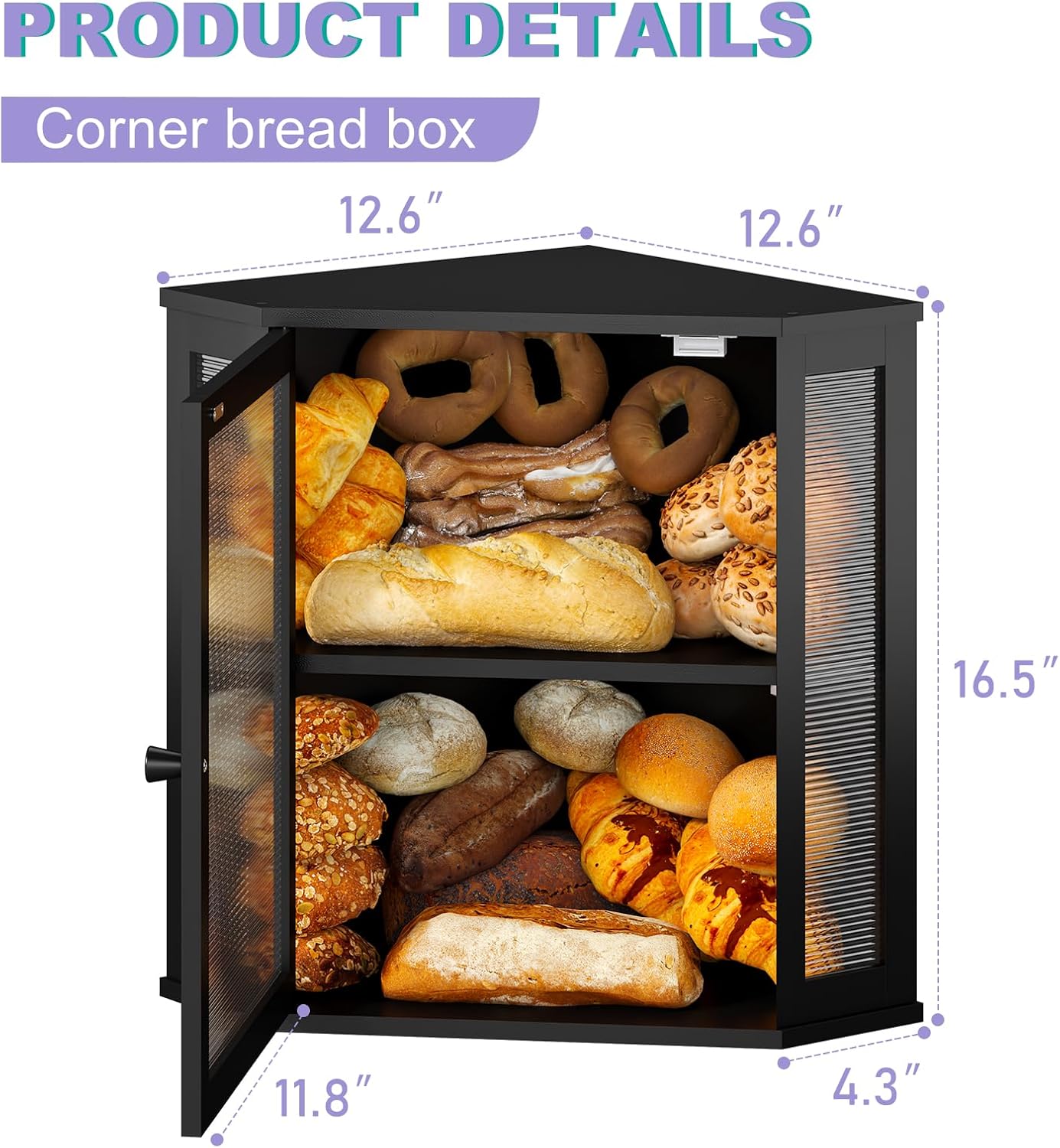 Artisan Corner Bread Bin | Space-Saving Farmhouse Storage 🍞✨